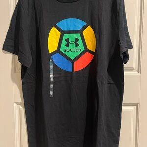 Under Armour Black Soccer T-Shirt